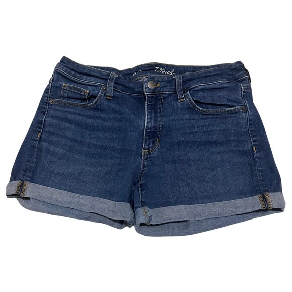 Universal Thread Mid Rise Midi Jean Shorts Size 8/29 - Picture 1 of 7